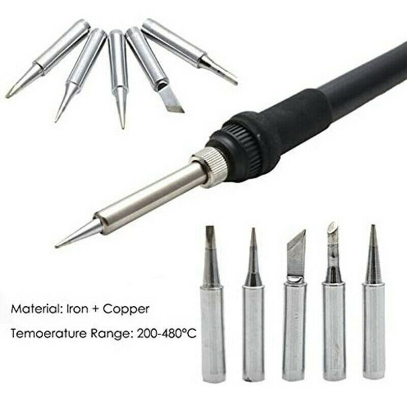 Durable Special Soldering Iron Tip 10pcs/Set 900M-T Accessories Replacement Spares Screwdriver Bit Silver Tool