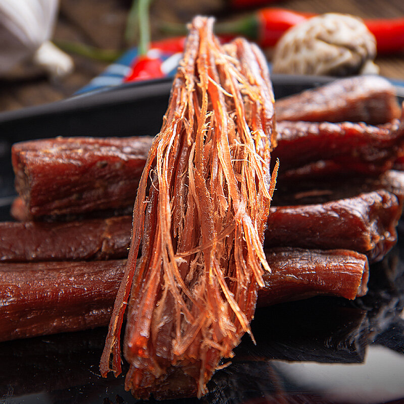Wołowina jerky, suszona powietrzem, 500 g rozdrobnionej wołowiny Mongolia wewnętrzna
