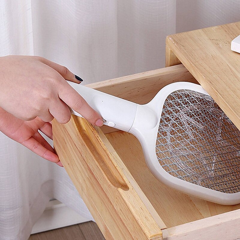 Small Portable Electric Mosquito Swatter Mosquito Swatter Physical Summer Fly Swatter Trap Household Insect Killer