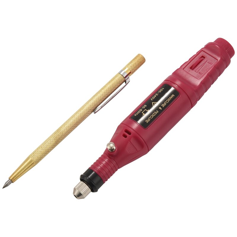 Micro-gravador elétrico caneta mini diy ferramenta de gravura kit para metal vidro cerâmica plástico madeira jóias com scriber etcher 30 bits