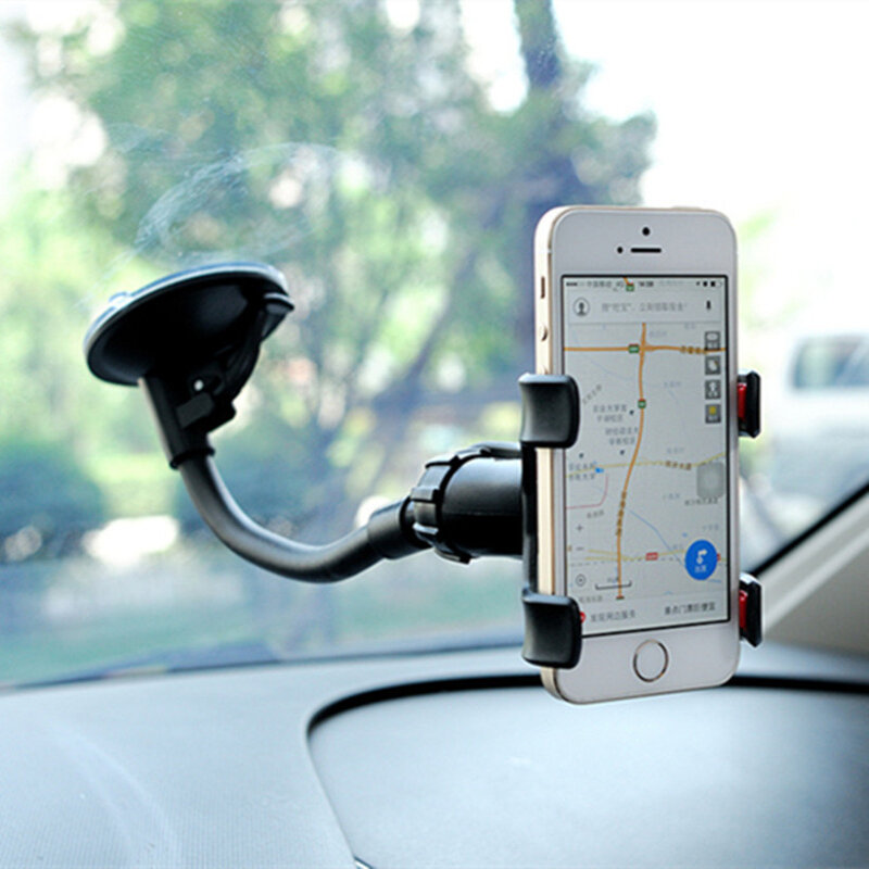 Support de téléphone universel rotatif à 360 ° pour voiture, support de tableau de bord pour GPS, accessoires pour automobile, nouveau
