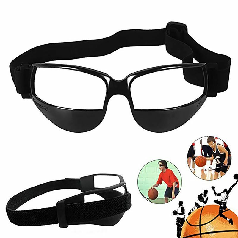 Anti โบว์บาสเกตบอลแว่นตากรอบแว่นตากีฬากลางแจ้ง Dribble หยดอุปกรณ์การฝึกอบรมสำหรับวัยรุ่นบาสเกตบอล