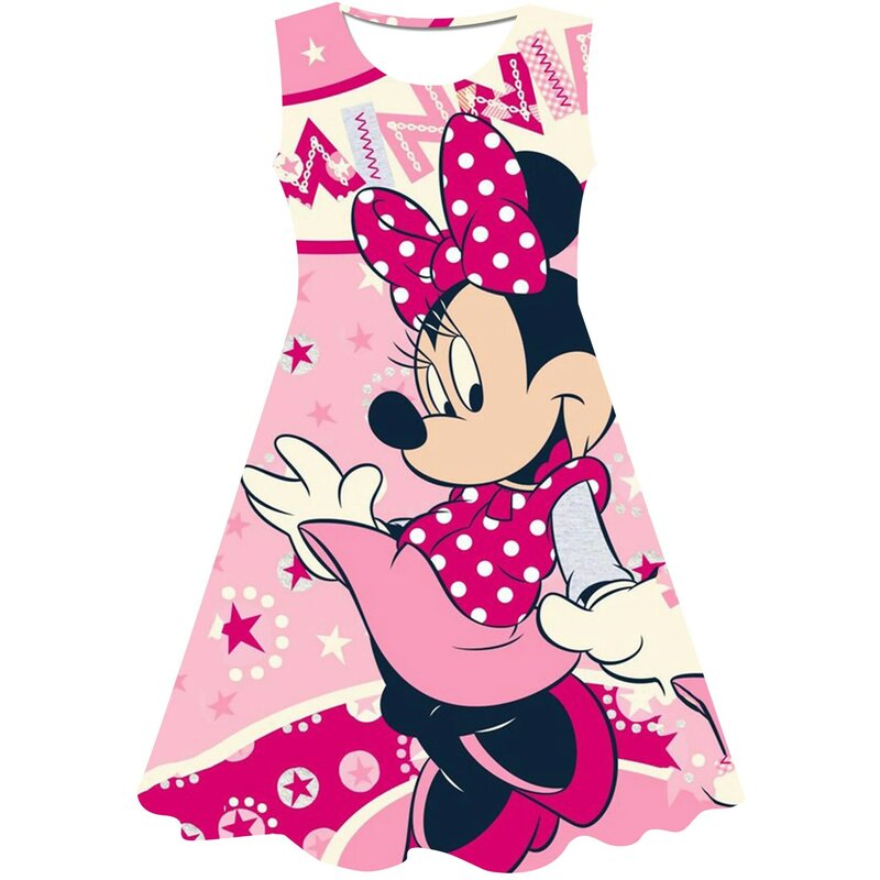 Minnie Mouse Dress Girls Dress For Baby Kids Cosplay Party Dress Up 1-10 Years Toddler Children Birthday Princess Costume 2023