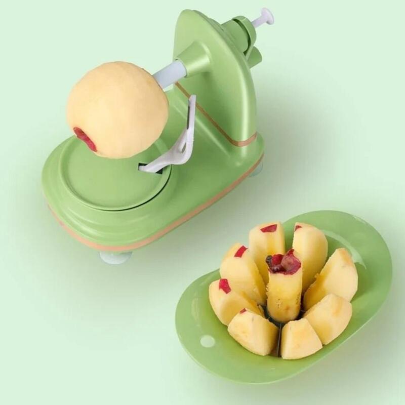 Éplucheur de pommes et de poires à rotation manuelle, outil à manivelle et carottier, coupe multifonctionnel, trancheuse de fruits, machine de cuisine, Ap G6W3