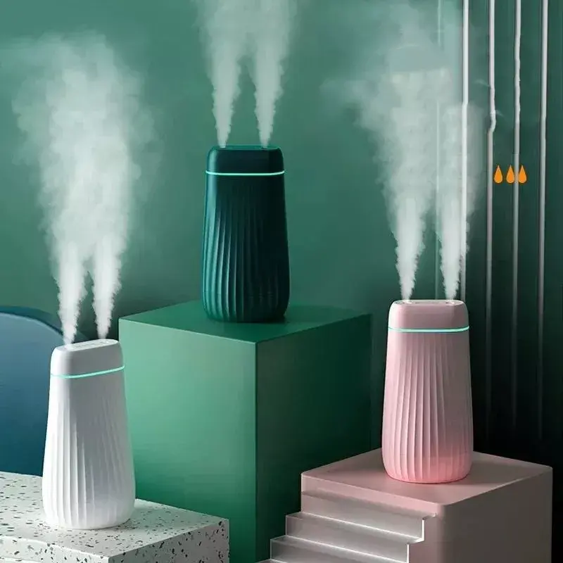 Luz led umidificador de ar com usb 1l alta capacidade aroma ultra sônica difusor óleo essencial para casa aromaterapia névoa fria fabricante