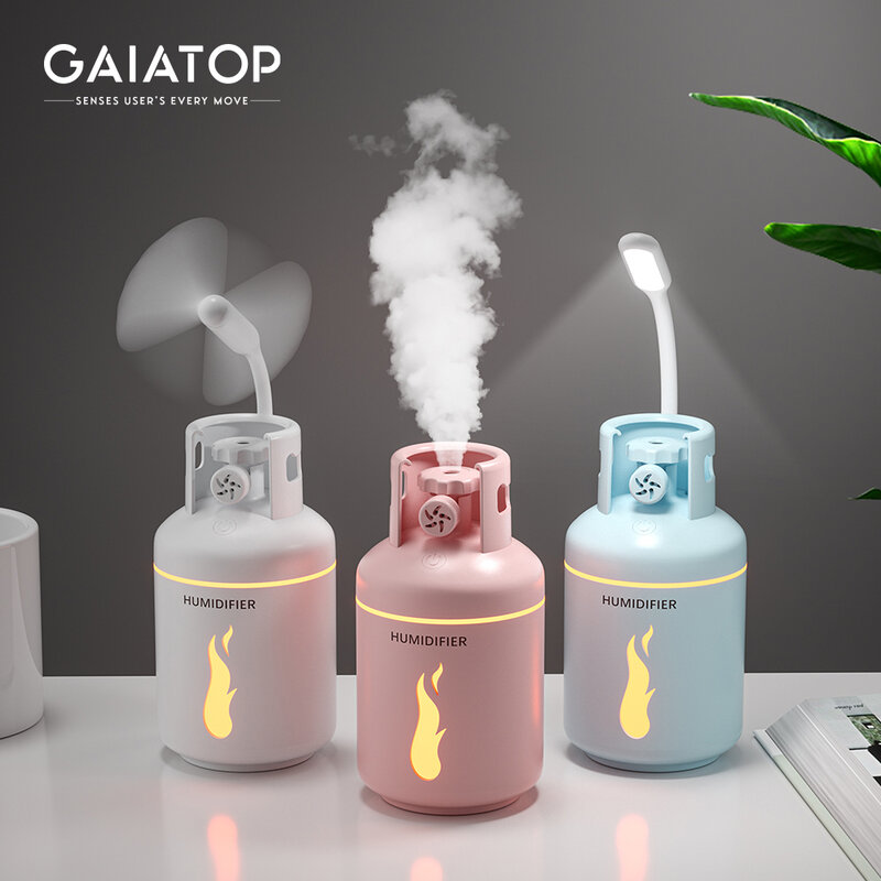 Gaiatop-ポータブル空気加湿器,エッセンシャルオイルディフューザー,USBデスクトップ加湿器,ミニスプレー,カーサイレントディフューザー