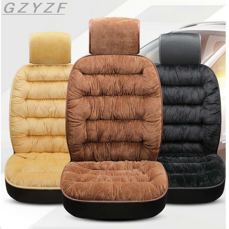 Zimowa ciepła czysta bawełniana motyw samochodu poduszka na siedzenie uniwersalna jakość luksusowa zagęścić pokrycie siedzenia samochodu Non Slide siedzenia samochodowe Protector