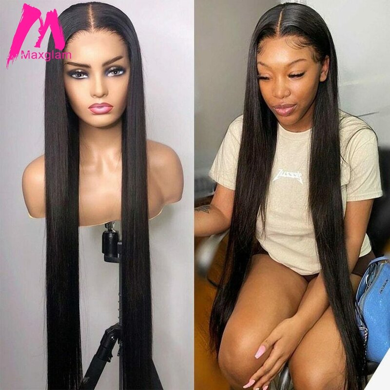 360 Lace Frontal Wig Brazilian Straight Lace Front Human Hair Wigs For Women 13x4 Lace Frontal Wigs Pre Plucked 13x6 Remy Wig