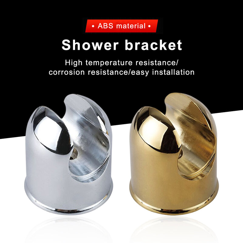 Shower Bracket Sprayer Holder Nozzle Mount Zinc Alloy Fine Workmanship Compact Size Long-lasting Replaced Part Golden