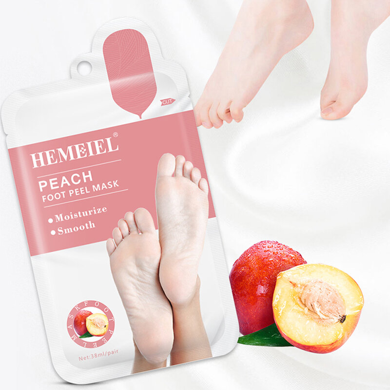 1 para maseczka do stóp skarpetki złuszczający Peel Peach lawenda Aloe Vera Plantifique Pedicure martwa skóra usuń pielęgnacja skóry nawilżający