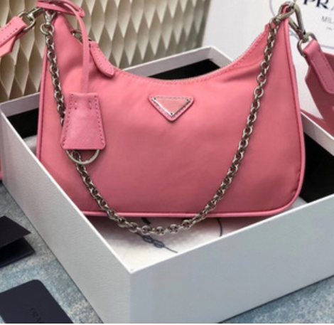 2022 women's bag three-in-one bag with box hobo underarm bag nylon middle-aged ken bean hand chain single shoulder messenger bag