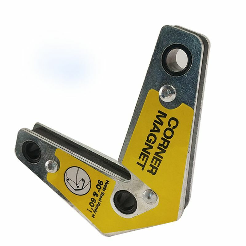60/90/120° Magnet Welding Locator Magnetic Holder Weld Fixture Corner Clamp Tool J2FA