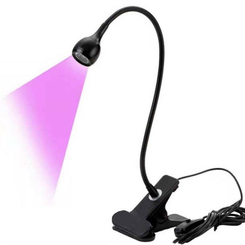 Светодиодсветильник ультрафиолетовая лампа, настольная лампа с УФ светодиодами, Мини УФ-ламсветильник для отверждения геля, Сушилка для ногтей «сделай сам» для нейл-арта, для денежного медицинского детектора