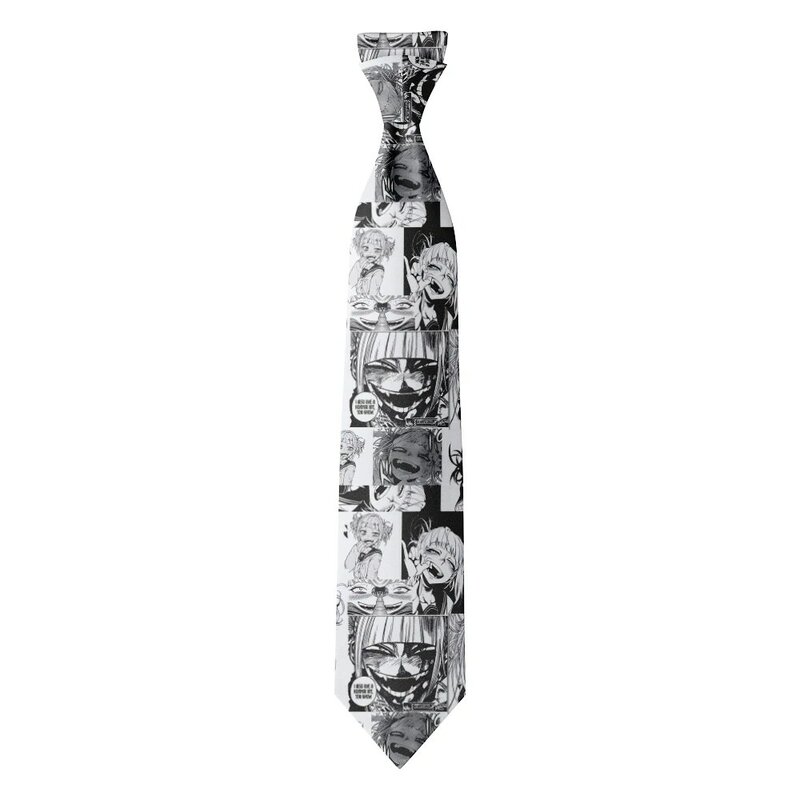 Cravate en Polyester pour hommes et femmes, 8cm de large, dessin animé japonais, Manga, fille, cravate pour hommes et femmes, chemise de fête de mariage, accessoires de costume, Cosplay, nouvelle collection