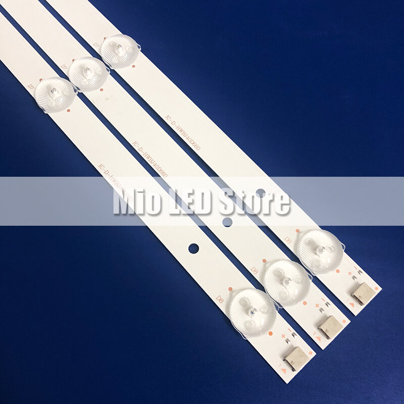 Lampu Latar LED Strip untuk Tc-40d400b Tc-40ds600b Tc-40fs600b