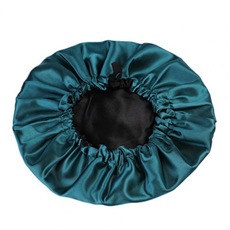 Miękki stylowy anty-mokry wiele kolorów czepek pod prysznic sznurkiem czapka do spania gładka powierzchnia do spania