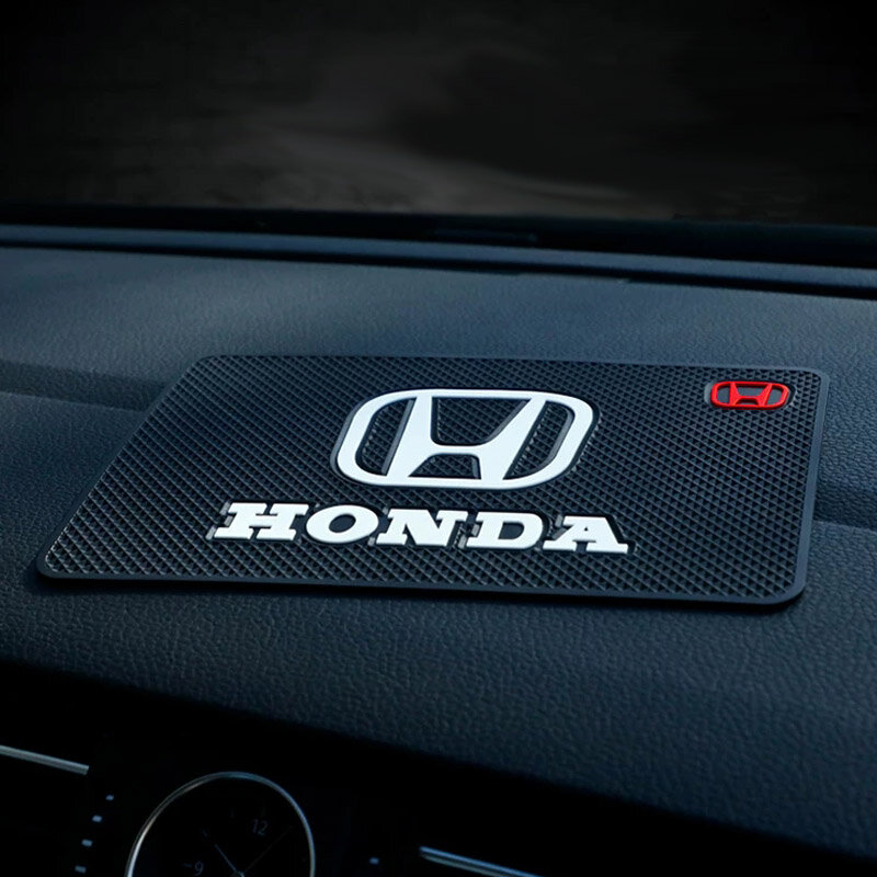 1ชิ้น20*13ซม.สำหรับ Honda Accord 7 Crv Civic Fit City Jazz 8th Gen Anti Slip รถแผ่น Coaster อุปกรณ์เสริมภายใน