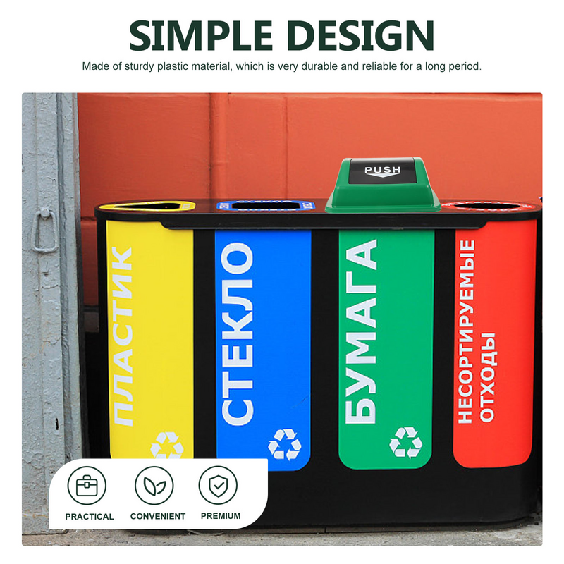 Kunststoff Mülleimer Deckel Ersatz Müll Outdoor Abfall behälter für Schutz Teile Abdeckung