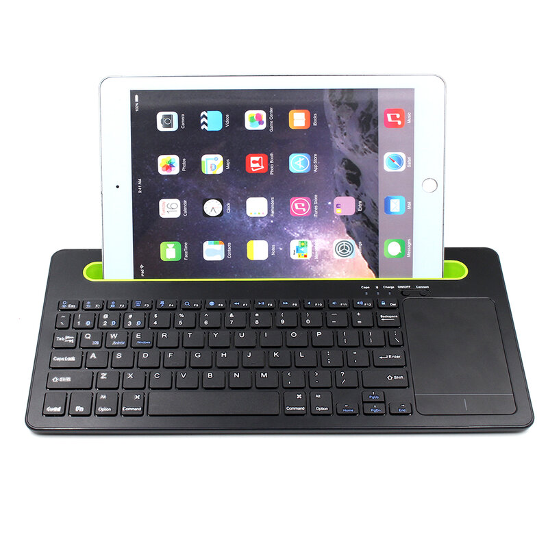 Multifunction Bluetooth Wireless Keyboard 78 Keys Touch Pad keyboard for IOS Windows Android OS System With touchpad