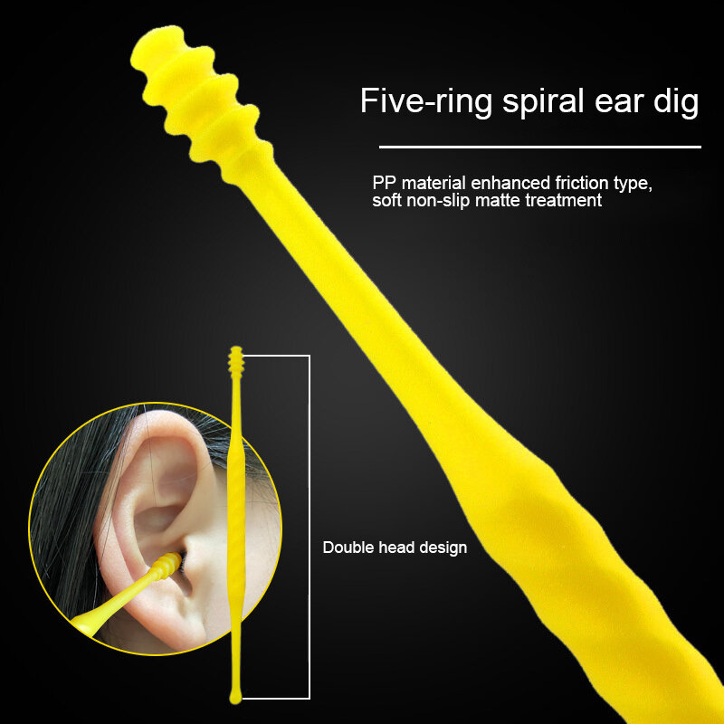 7Pcs Stainless Steel Earpick Ear Cleaner Spoon Ear Care Cleaning Tool Ear Wax Removal Kit Ear Wax Remover Ear Wax Removal Tool