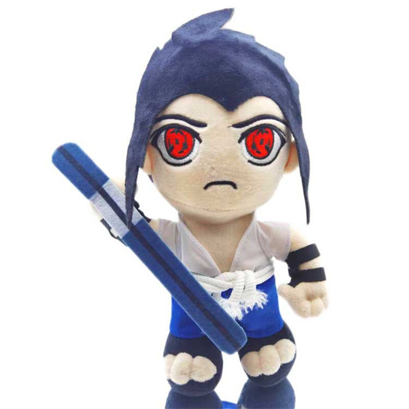 Venda quente anime 28cm novo naruto brinquedos de pelúcia sasuke hinata kakashi itach gaara boneca recheada presente do miúdo