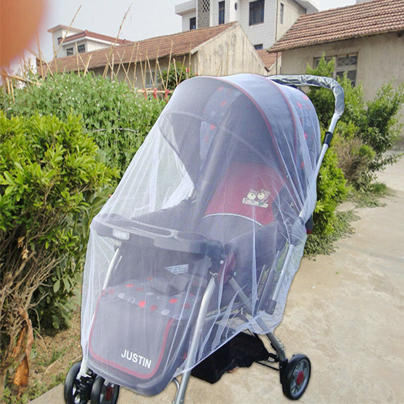 Baby Stroller Mosquito Net Pushchair Insect Shield Mesh for Stroller Safe Infants Protection Net Cover Baby Stroller Accessories