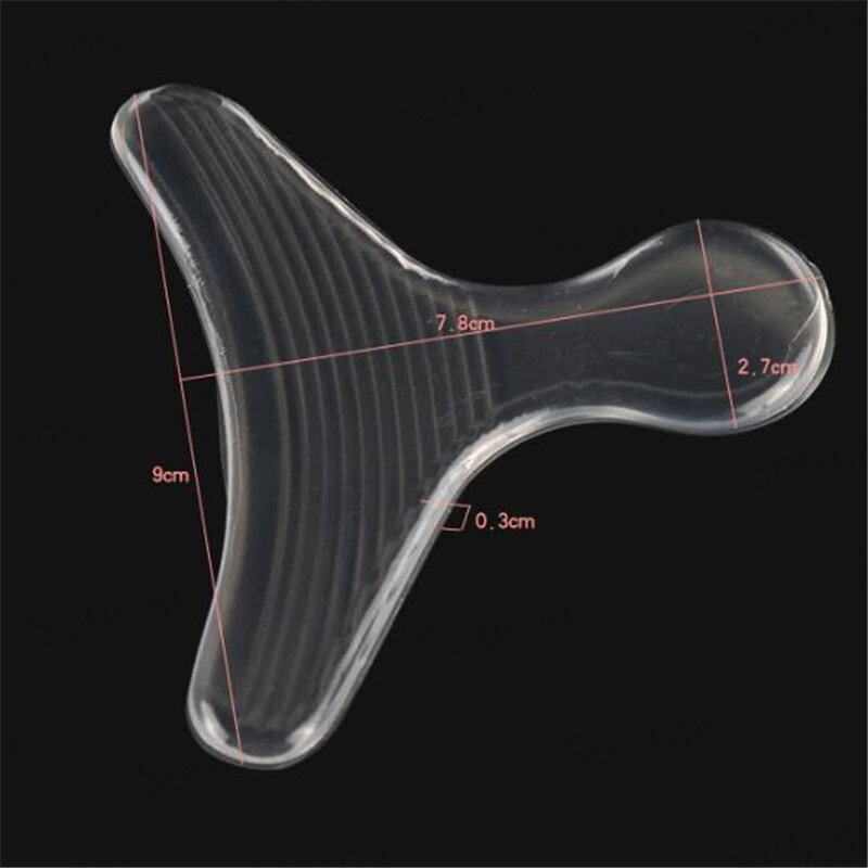 Silicone Heel Gel Cushion Insole High Shoes Grip Shoe Pad Foot Protector Insert 1Pair Back Liner T-shape anti-friction Pads