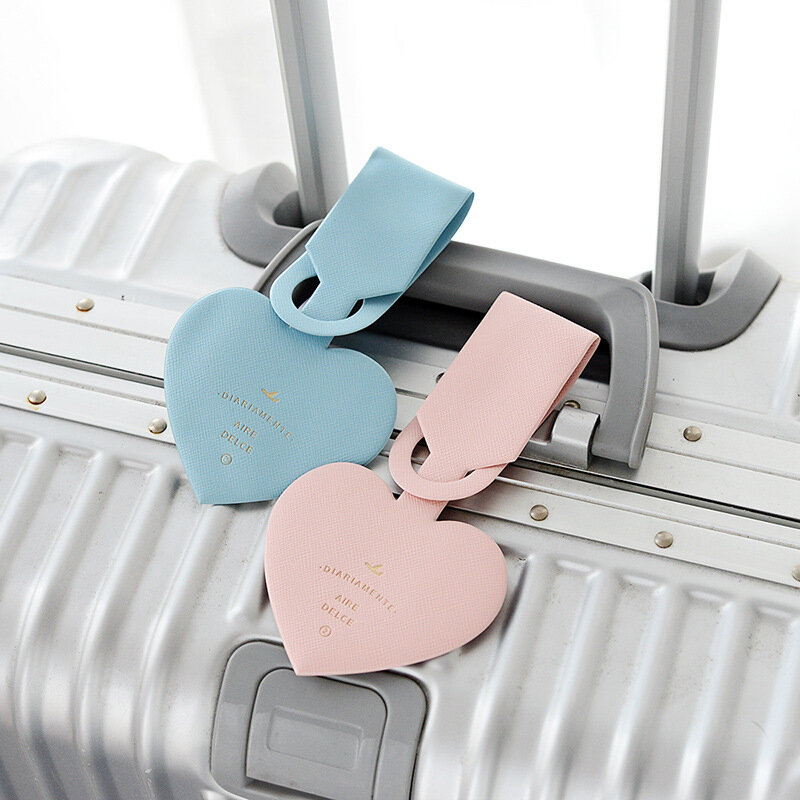 Étiquettes créatives mignonnes de bagages en silicone, porte-adresse d'identification de valise, étiquette de bagage Portable, accessoires de voyage, étiquette de bagage