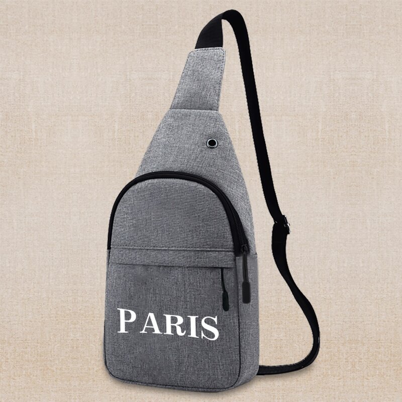 Нагрудные сумки для мужчин, трендовая модная сумочка на плечо, органайзер через плечо, роскошные дизайнерские ручки, маленький спортивный чехол с текстовым принтом