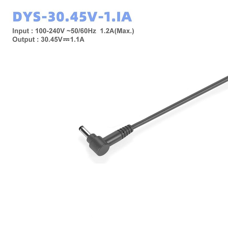 Dyson v10 v15用の交換用充電器,コードレス掃除機用のスペアパーツ,30.45v,1.1a EUソケット