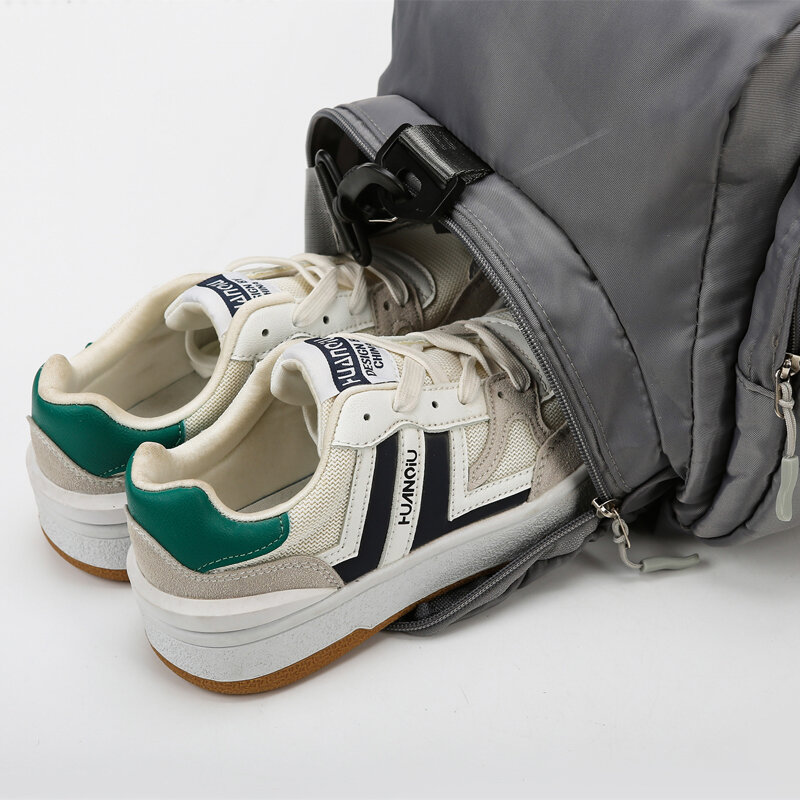 Спортивная мужская и женская сумка YILIAN для фитнеса, Диагональная Сумка для переноски обуви через плечо, однотонный вместительный рюкзак