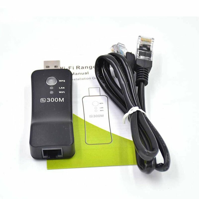 300 Мбит/с USB беспроводной Wi-Fi Смарт ТВ сетевой адаптер Универсальный HDTV RJ45 Lan порт ретранслятор AP WPS для Samsung LG Sony TV