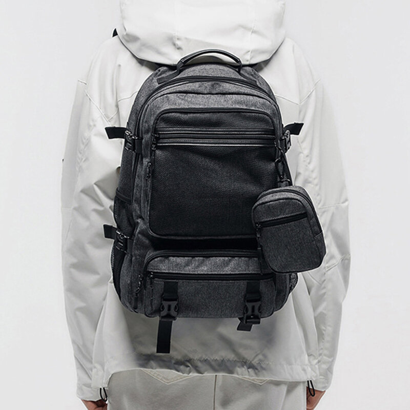 Мужской многофункциональный рюкзак для 17-дюймового ноутбука, USB водонепроницаемый рюкзак, Спортивная дорожная школьная сумка, рюкзак для м...