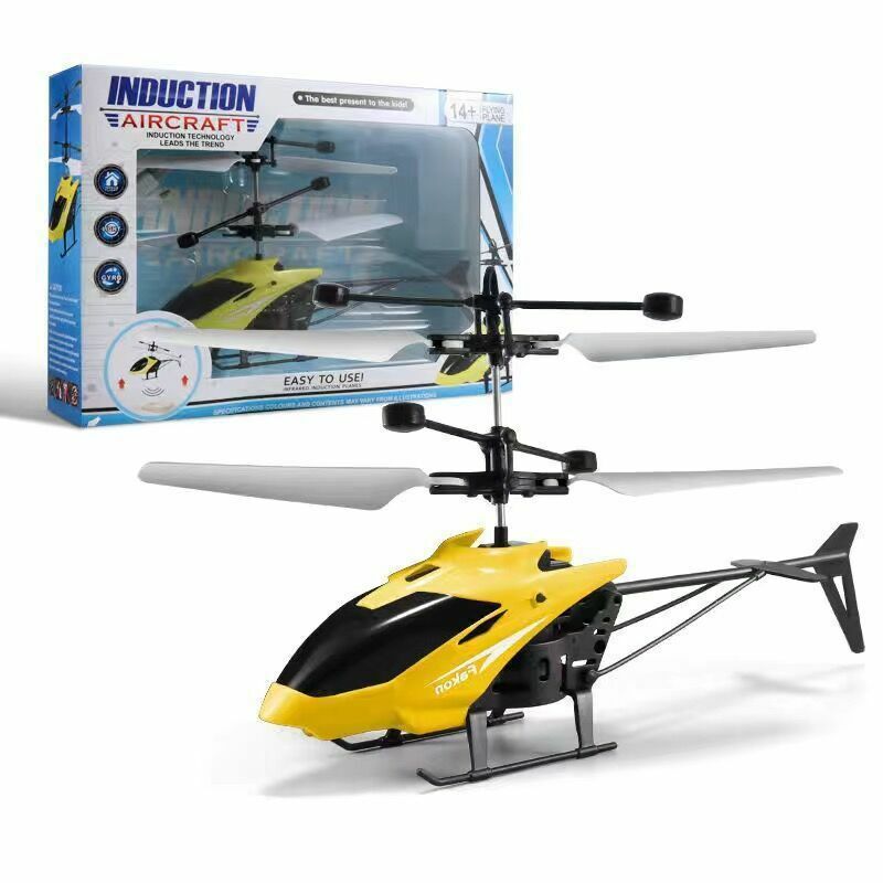 Mini Quadcopter Drone Drone Infraed Inductie Vliegtuigen Vliegende Helikopter Knipperlicht Speelgoed Gift Aanwezig Voor Kinderen Drones