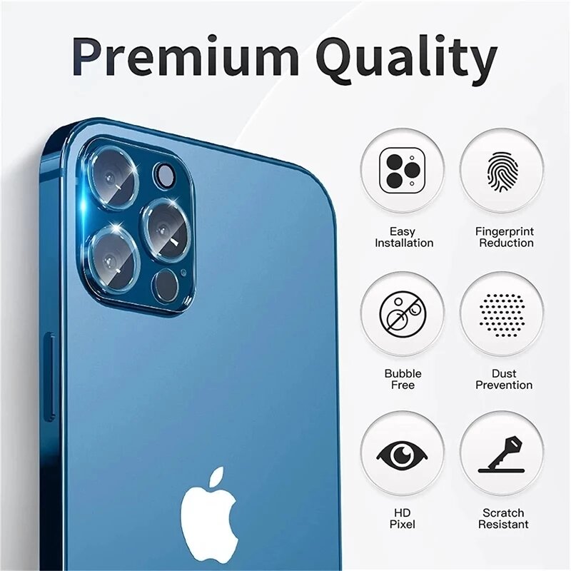 3D HD Back Camera Glass Protectors for iPhone 13 11 12 Pro Max 13Mini Lens Protective Glass Film on IPhone 14 13 PRO MAX XS XR