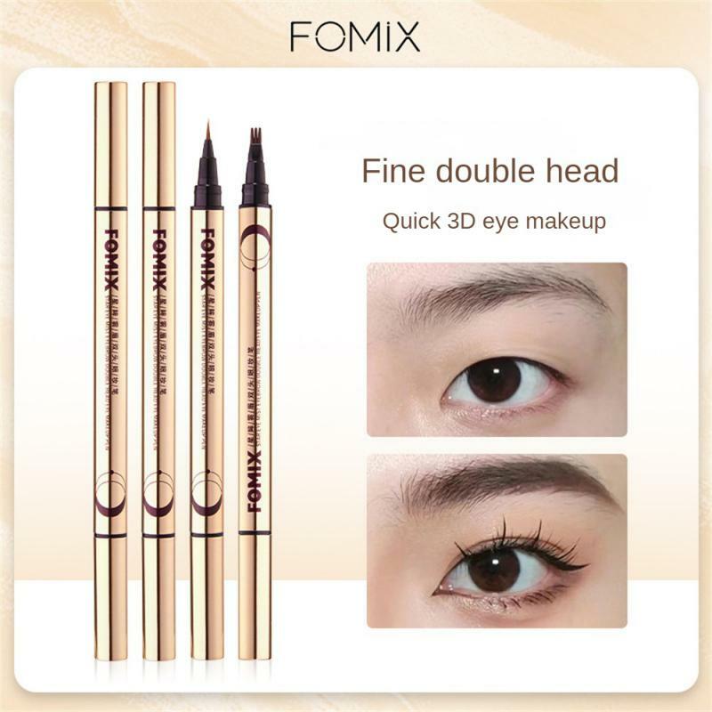 Double-headed Eyeliner Eyebrow Gel Pen 2 IN 1 Quick-drying Sweat-resistant Makeup Non-Easy To Fade Eyeliner