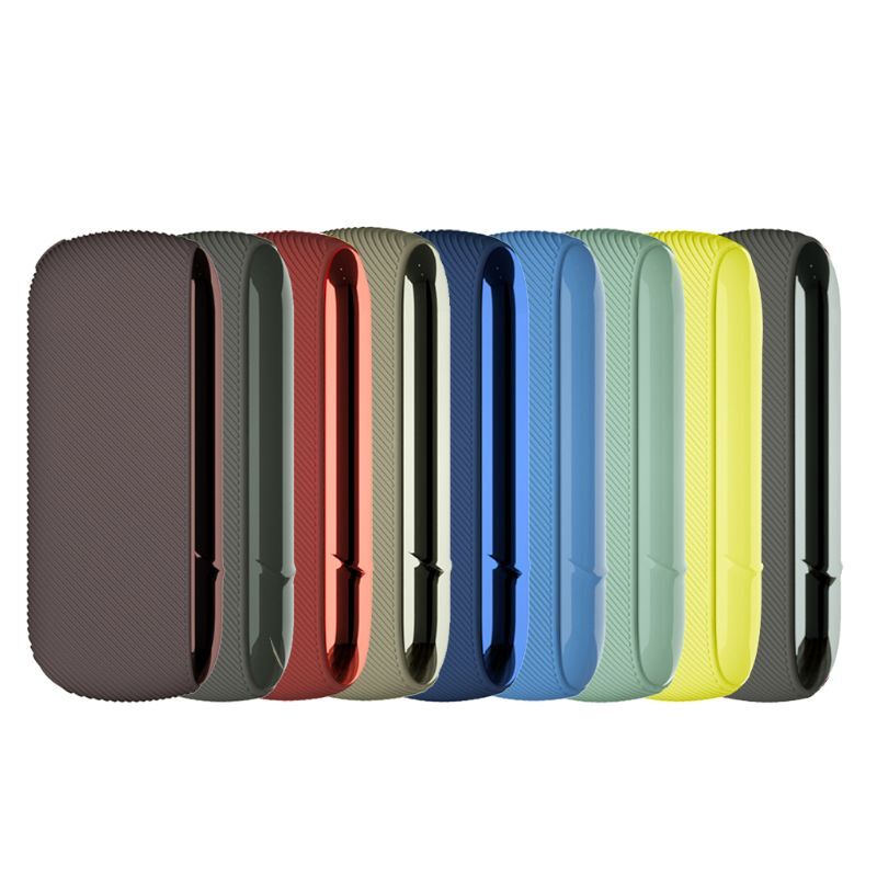 13 farben Silikon Seite Abdeckung Volle Schutzhülle Tasche für IQOS 3,0 Äußere Fall für IQOS Duo Zubehör
