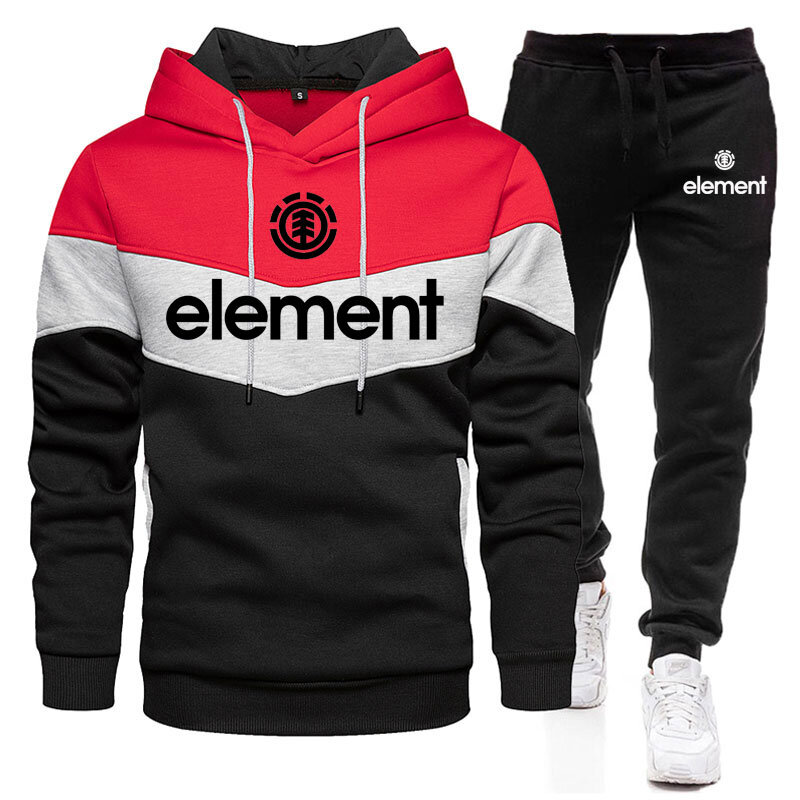 Neueste 2022 Mode Trainings anzug Herren Hoodie Sport hose Set Pullover Pullover Tops und Jogging Laufhose Casual Outfit