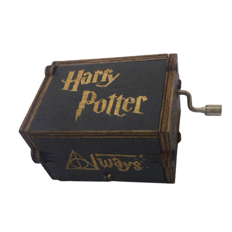 แฮร์รี่พอตเตอร์ Creative กล่องดนตรีไม้น่ารักกล่องดนตรี Cranked กล่องดนตรีของขวัญวันเกิดเด็กเพื่อนแ...