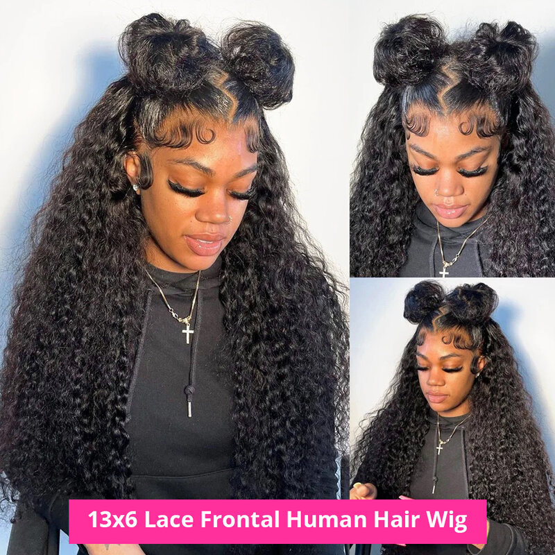 13x4 Hd Lace Frontal Human Hair Wigs 30 Inch Transparent Curly Wigs For Women Brazilian Hair Water Wave Wig 13x6 Lace Front Wigs