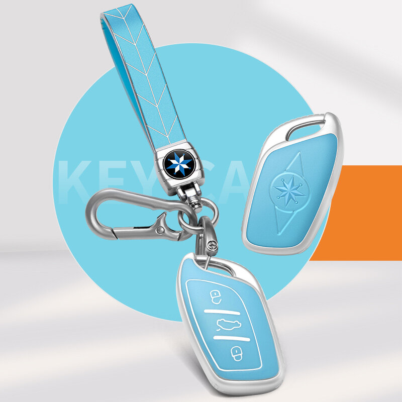 Porte-clés coque de protection pour clé de voiture, étui pour MG ZS EV MG6 EZS HS EHS 2019 2020 pour Roewe RX5 i6 i5 RX3 RX8
