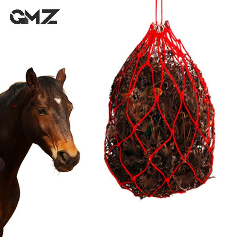 Nylon Haylage Lưới Bền Chăm Sóc Ngựa Sản Phẩm Nhỏ Holed Hay Lưới Haynet Thiết Bị Đỏ/Xanh Lá