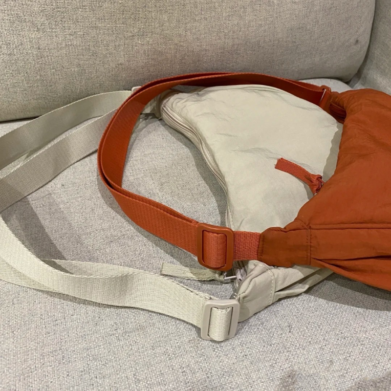 Mode Damen Knödel Crossbody-tasche Beiläufige Reine Leinwand Tragbare Schulter Messenger Handtasche Tasche Kreuz Körper Tasche Für Frauen