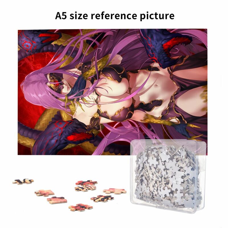 Anime Puzzle los wielki zamówienie plakat 1000 sztuka Puzzle dla dorosłych zabawka antystresowa Gorgon Demon malarstwo Hentai Sexy Room Decor