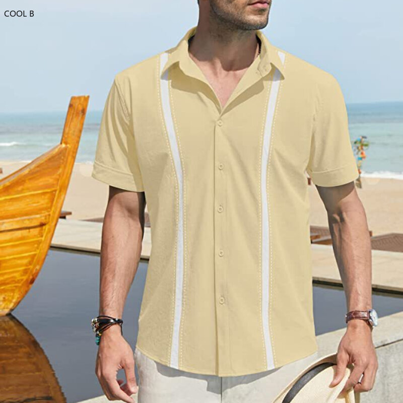 Kemeja Katun Murni untuk Pakaian Pria Ropa Hombre Chemise Homme Camisas De Hombre Camisa Masculina Blus Kemeja Roupas Masculinas