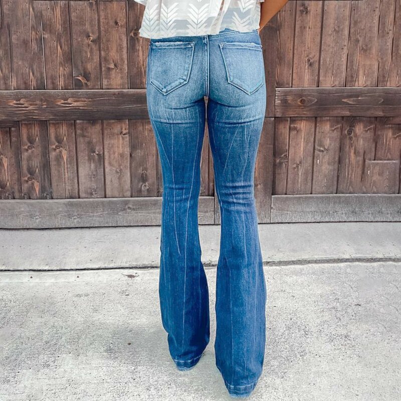 90 Vintage Nút Bay Cao Cấp Trắng Quần Tạo Dáng Cho Nữ Áo Đen Áo Khoác Jean Nữ Bling Skinny quần Jean Nữ