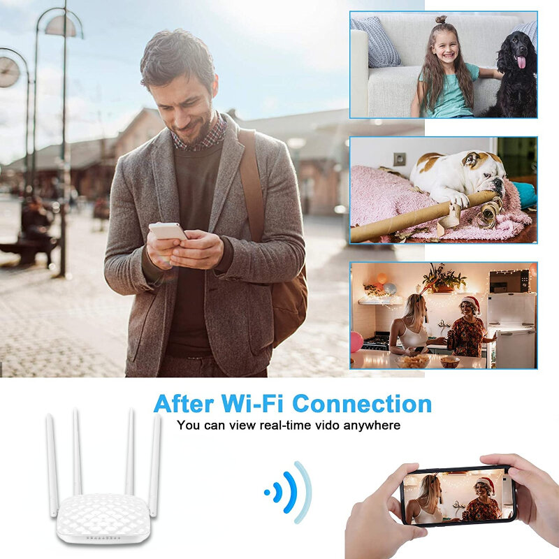 Wi-Fi付きワイヤレスミニカメラ,1080p HD,オーディオ,ビデオ,ベビーモニター,家庭用監視用