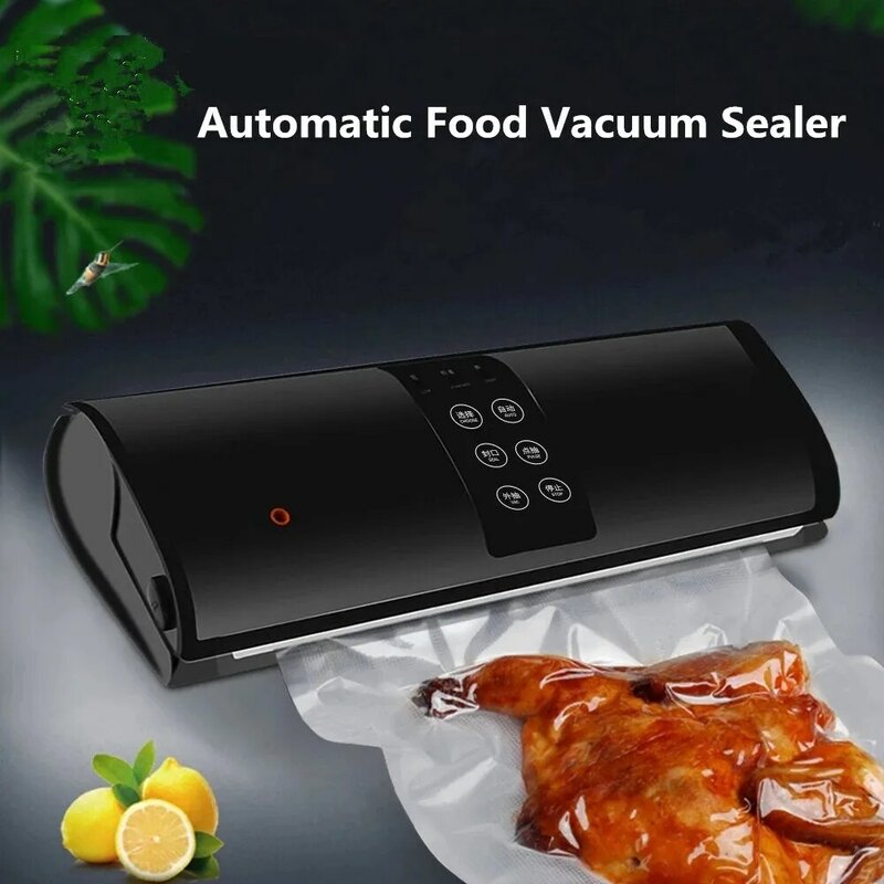 Xiaomi Automatische Vacuüm Sluitmachine 220V/110V Food Vacuum Sealer Verpakking Afdichting Voor Thuis Keuken Inclusief 10 stuks Voedsel Zakken