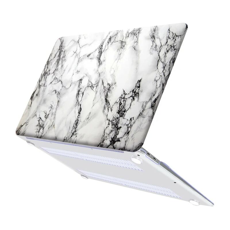 Marmor Laptop Fall für Apple Macbook Air 13 "A1369 A1466/Pro 13" A1425 A1502/Pro 15 "A1398/Pro 16" A2141/Air 13 "A2337 (M1) 2020