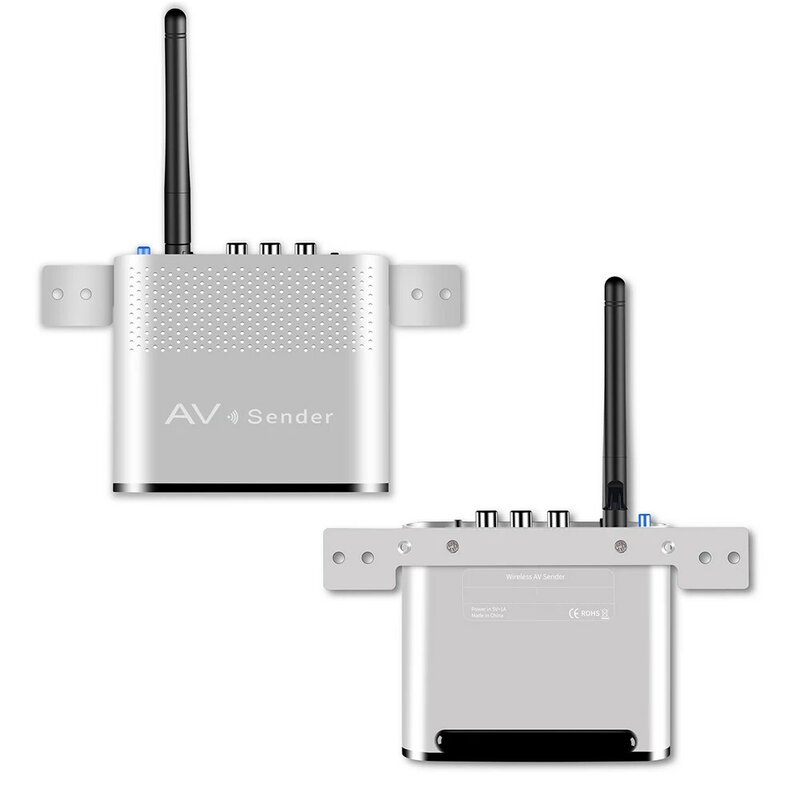 Transmisor y receptor de Audio y vídeo inalámbrico AV230 2,4 GHz, 8 canales, RCA 480P, emisor para Cable de Streaming, satélite, DVD